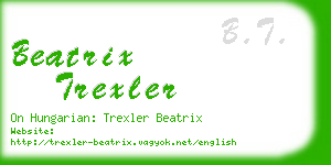 beatrix trexler business card